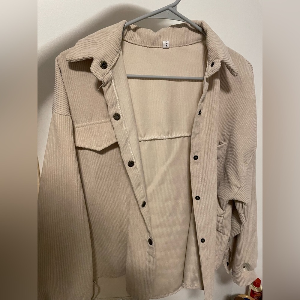 Soft button up long sleeve